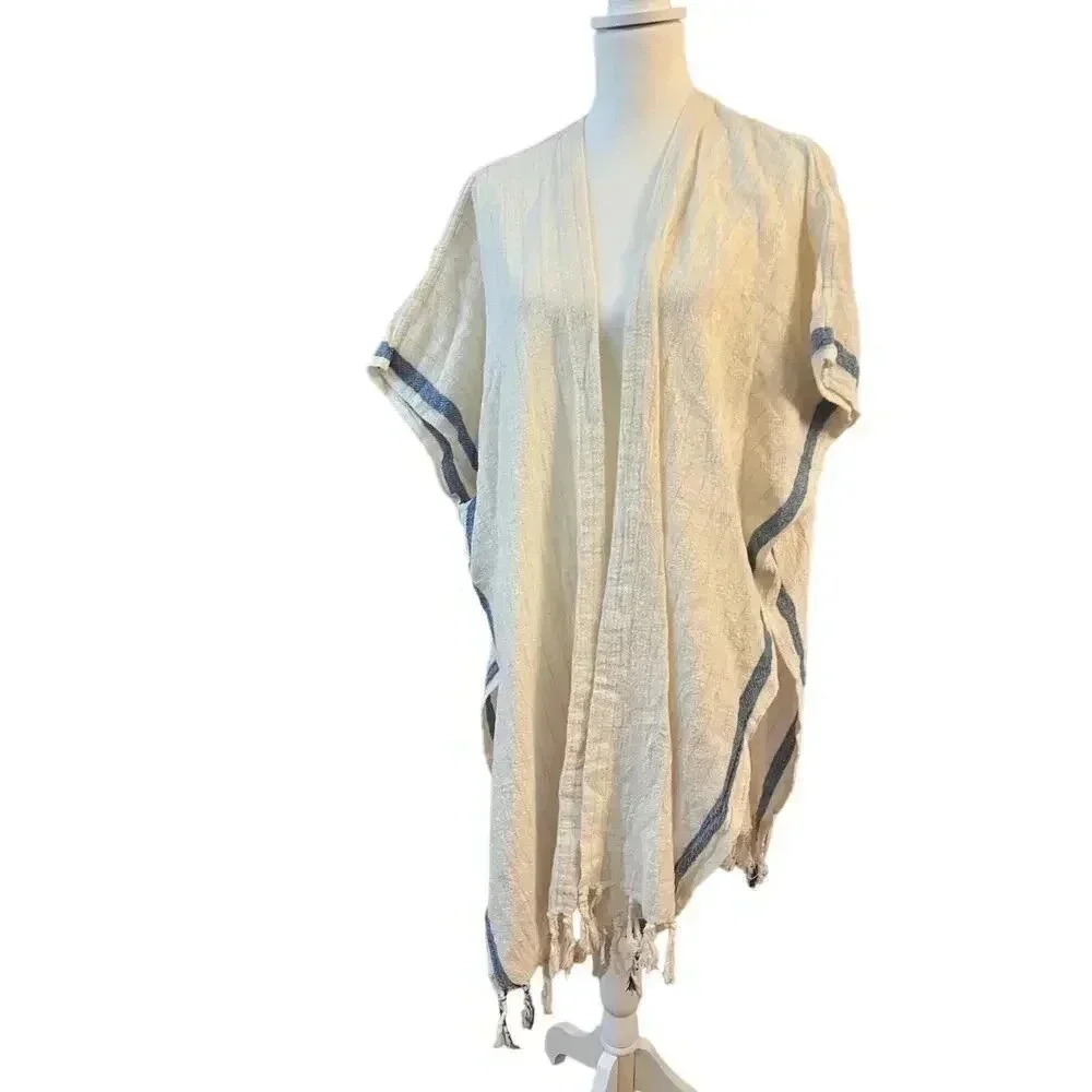 RAY 4 DAYS scarf style the cococabana coverup 100% cotton womens one size - Picture 4 of 10